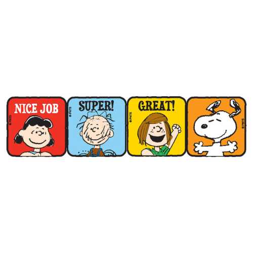 Peanuts&reg; Motivational Theme Stickers, Pack of 120
