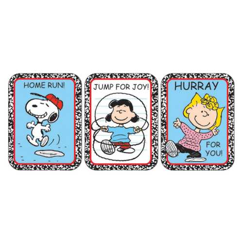 Peanuts&reg; Motivational Sticker, Pack of 36