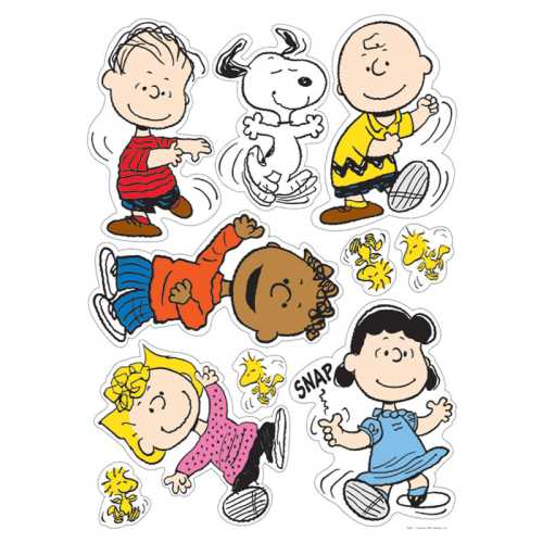 Peanuts&reg; Classic Characters Window Clings, 1 Sheet