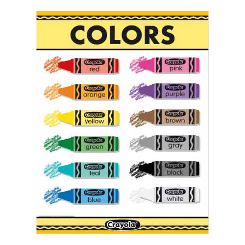 Crayola&reg; Colors Chart, 17