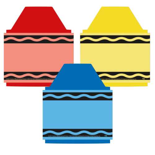 Crayola&reg; Crayons Paper Cut-Outs, Pack of 36