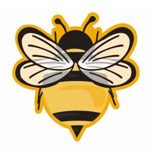 Bees Paper Cut-Outs, Pack of 36