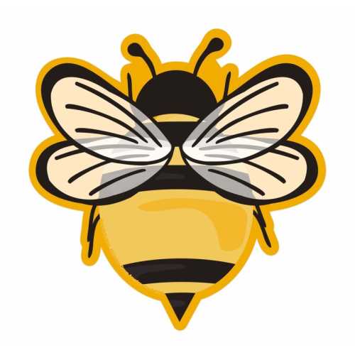 Bees Paper Cut-Outs, Pack of 36
