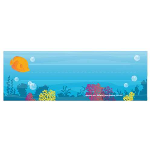 Seas the Day Tented Name Plates, Pack of 36