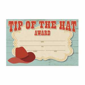 Wild Wild Classroom Recognition Awards, Pack of 36
