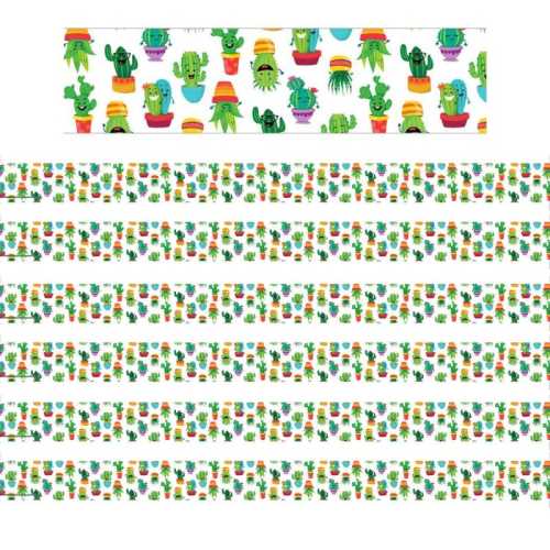 A Sharp Bunch Tossed Pattern Deco Trim&reg;, 37 Feet Per Pack, 6 Packs