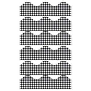 Gingham Extra Wide Deco Trim&reg;, 37 Feet Per Pack, 6 Packs