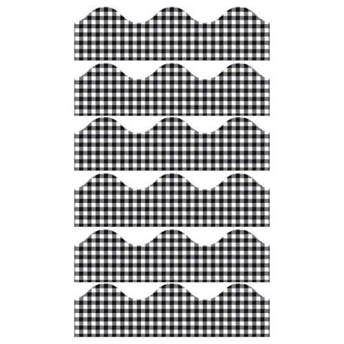 Gingham Extra Wide Deco Trim&reg;, 37 Feet Per Pack, 6 Packs