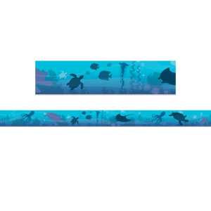 Seas the Day Blue Silhouettes Deco Trim&reg;, 37 Feet