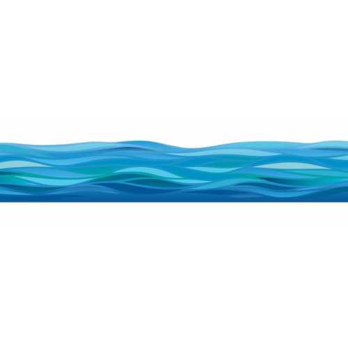 Seas the Day Waves Deco Trim&reg;, 37 Feet