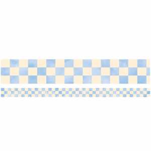 Checkered Sky Deco Trim, 37 Feet