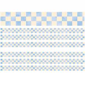 Checkered Sky Deco Trim, 37 Feet Per Pack, 6 Packs