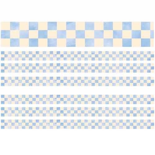 Checkered Sky Deco Trim, 37 Feet Per Pack, 6 Packs