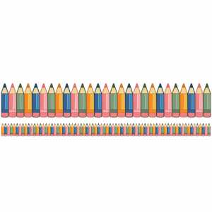Diecut Pencils Deco Trim, 37 Feet