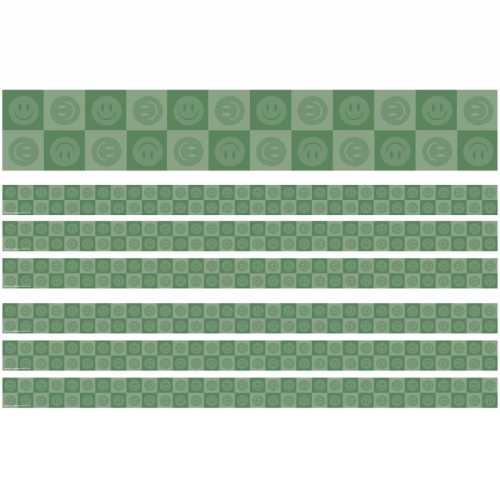Green Smiles Deco Trim, 37 Feet Per Pack, 6 Packs