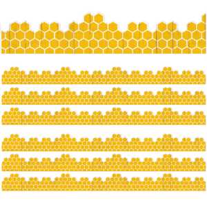 The Hive Honeycomb Extra Wide Deco Trim&reg;, 37 Feet Per Pack, 6 Packs
