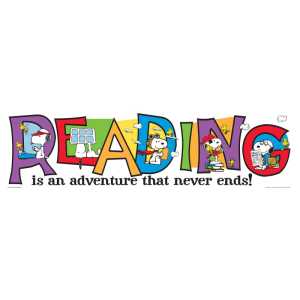 Peanuts&reg; Reading is an Adventure Banner