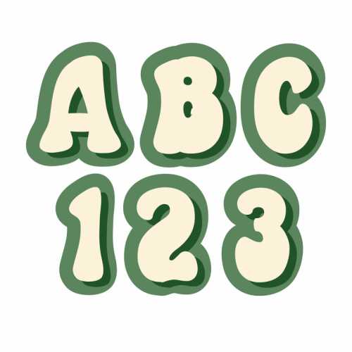 S'Cool Era Deco Letters Deco Letters, 181 Characters