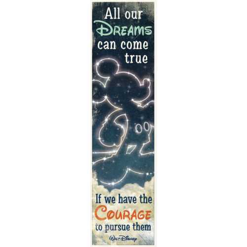 Walt Disney - All Our Dreams Vertical Banner