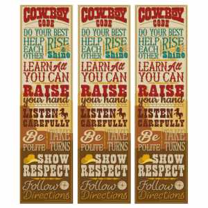 Wild Wild Classroom Banner, 12" x 45", Pack of 3