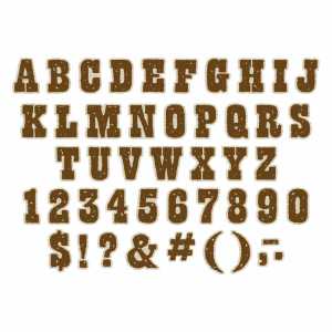 Wild Wild Classroom Deco Letters, 181 Characters
