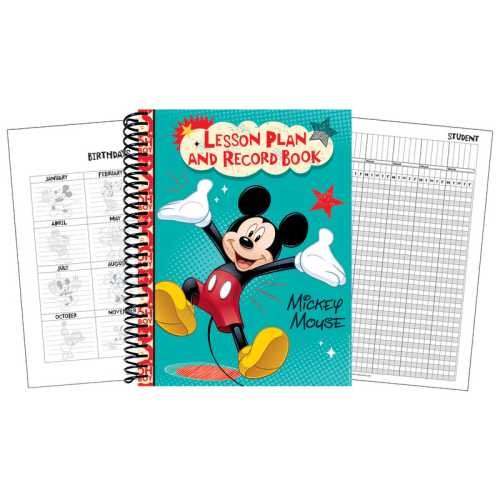 Mickey&reg; Lesson Plan & Record Book
