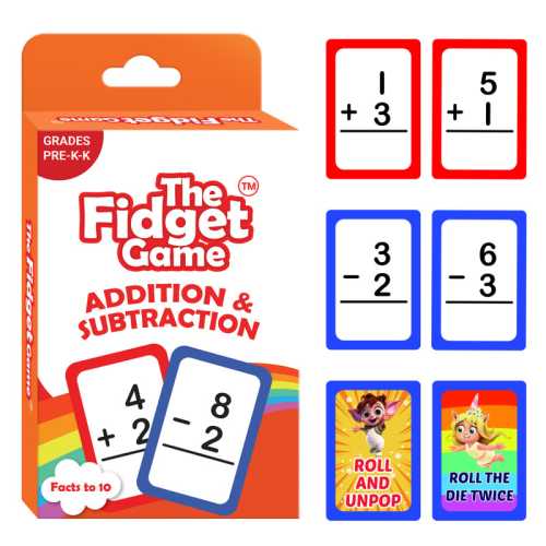 Addition and Subtraction Card Pack, Pre-K and Kindergarten