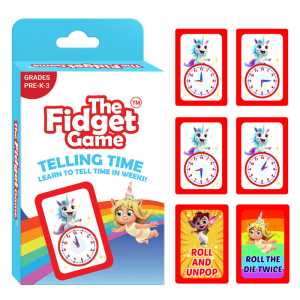 Telling Time Card Pack, Analog Clock Practice