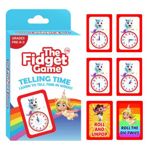 Telling Time Card Pack, Analog Clock Practice