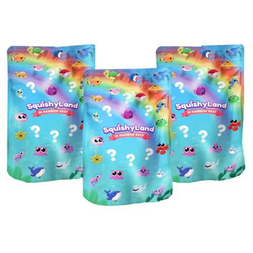 Mystery Squishies, Sea Animal Sensory Toys, 22 Pieces