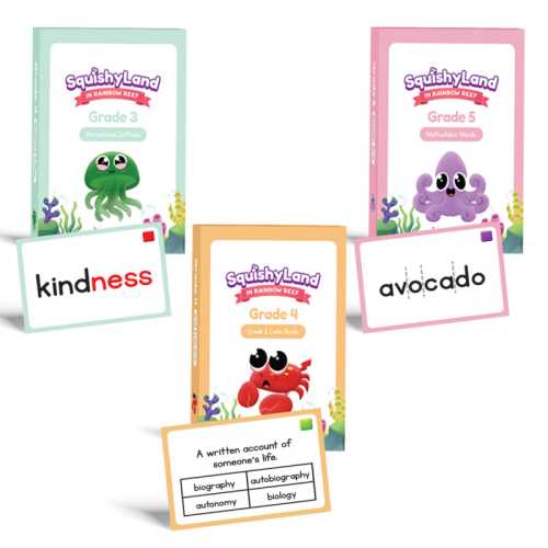 Squishyland Board Game 3-5 Expansion Card Packs