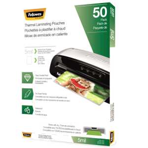 Thermal Laminating Pouches, Letter, 5mil, 50 pack