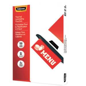 Thermal Laminating Pouches, Menu, 5mil, 100 pack