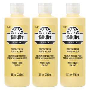 Acrylic Paint Matte, 8oz., Daybreak, Pack of 3