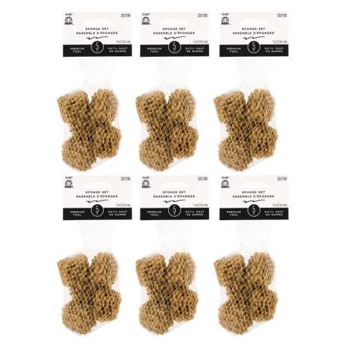 Synthetic Sponge Value Pack, 5 Per Pack, 6 Packs