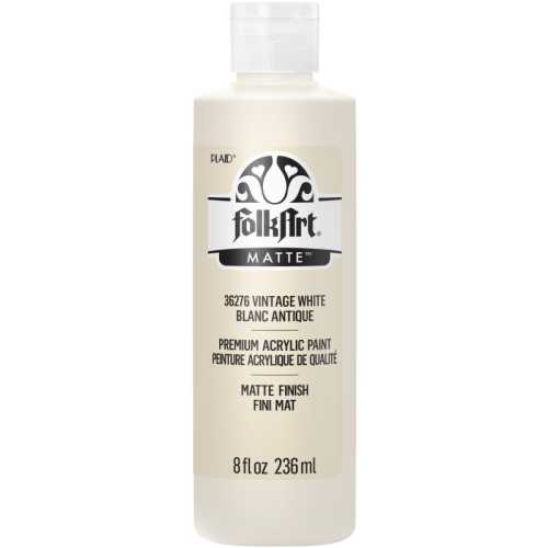 Acrylic Paint Matte, 8oz., Vintage White