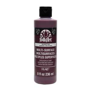 Acrylic Paint Multi-Surface Satin, 8oz., Berry Wine