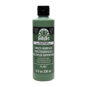 Acrylic Paint Multi-Surface Satin, 8oz., Classic Green