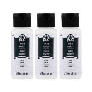 Textured Medium, 2 oz, Snow, 3-Pack