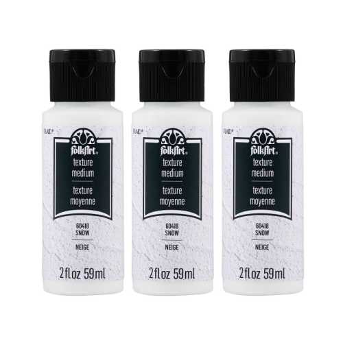 Textured Medium, 2 oz, Snow, 3-Pack