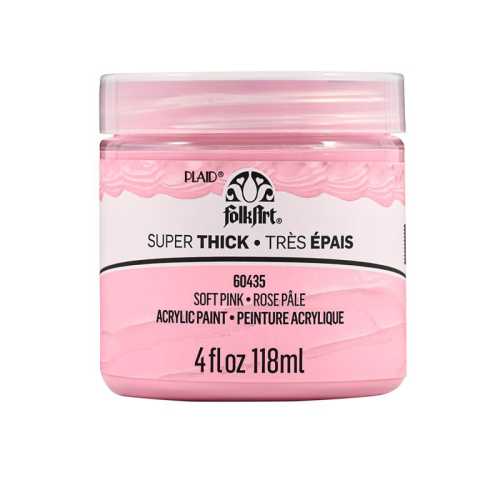Super Thick Acrylic Paint, 4 oz, Soft Pink