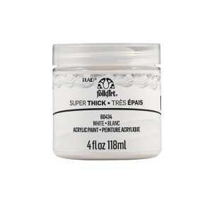 Super Thick Acrylic Paint, 4 oz, White