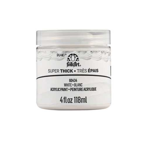 Super Thick Acrylic Paint, 4 oz, White