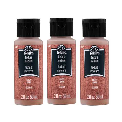 Textured Medium, 2 oz, Bark, 3-Pack