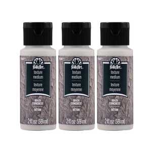 Textured Medium, 2 oz, Concrete, 3-Pack