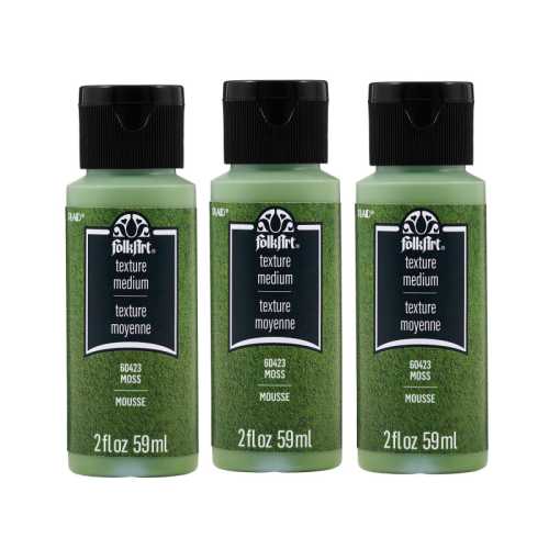 Textured Medium, 2 oz, Moss, 3-Pack