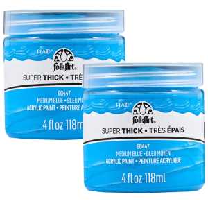 Super Thick Acrylic Paint, 4 oz, Medium Blue, 2-Pack