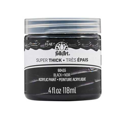 Super Thick Acrylic Paint, 4 oz, Black
