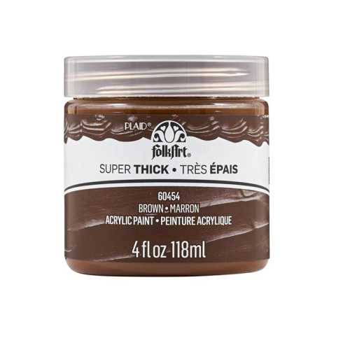 Super Thick Acrylic Paint, 4 oz, Brown