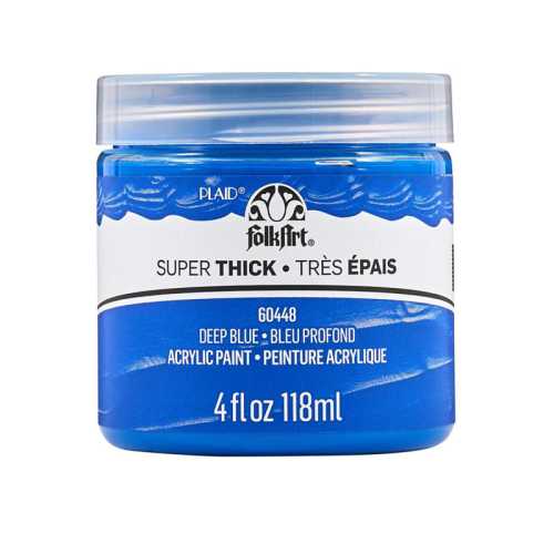 Super Thick Acrylic Paint, 4 oz, Deep Blue